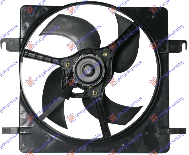 VENTILATOR HLADNJAKA KOMPLET (BENZIN) (-AC)