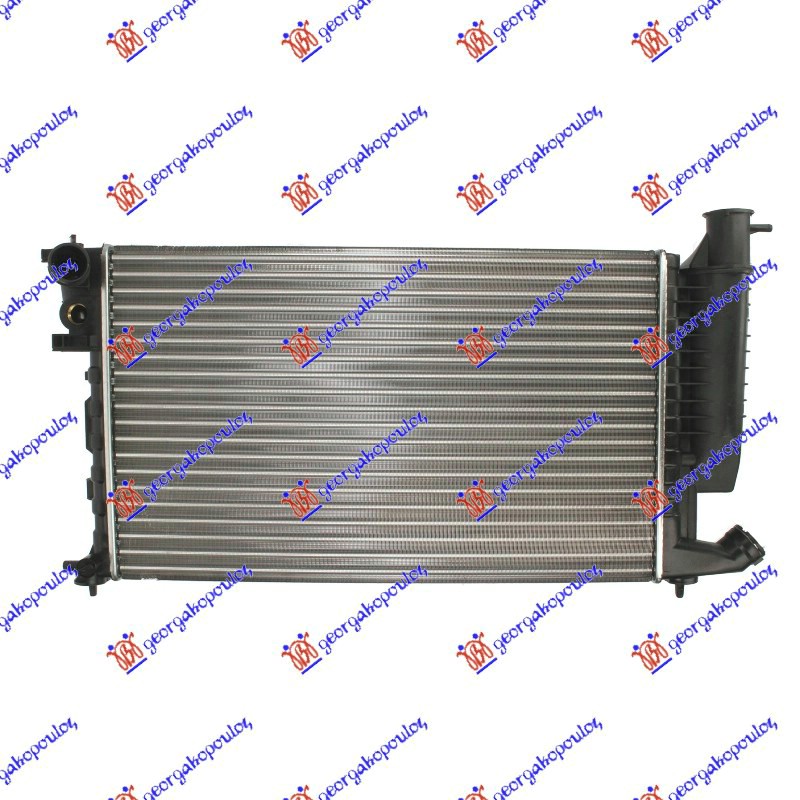 RADIATOR 1.4-1.6-1.8 VTS + A/C (61x38) (W/QUICK CONNECTION) (VALEO)