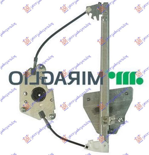 REAR WINDOW REGULATOR ELECTRICAL (W/O MOTOR) (A QUALITY)