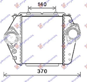 HLADNJAK INTERKULERA 2.0-2.2 DIZEL (200x230x64)