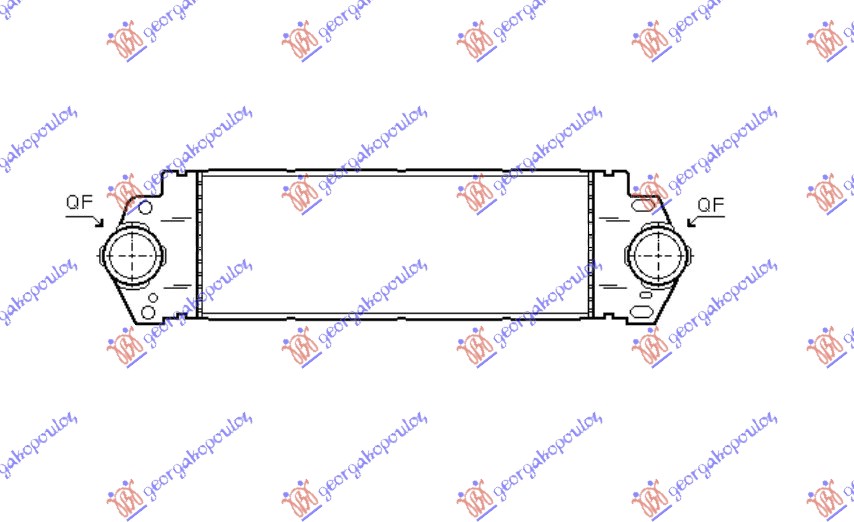 HLADNJAK INTERKULERA 1.9-2.0-2.5 TDi (720x195)