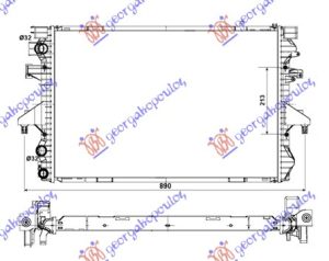 RADIATOR 2.0-3.2 PETROL- 1.9 TDi DIESEL (BRAZED) MANUAL/AUTOMATIC (710x470) (KOYO)