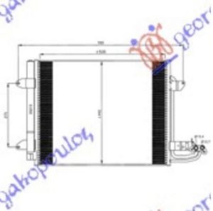 CONDENSER PETROL/DIESEL (540x450x16) (KOYO)