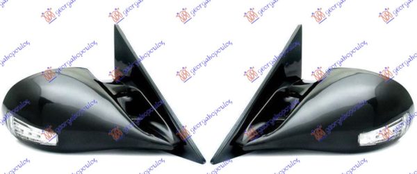 MIRROR LOOK `M3` ELECTRICAL (W/ SIDE LAMP)