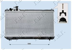 RADIATOR 2.0 PETROL +/- A/C (350x693) (KOYO)