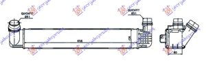 HLADNJAK INTERKULERA 2.0 TCE BENZIN - 1.6-1.9 dCi DIZEL (650x105x76)