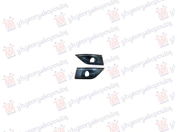 FRONT BUMPER GRILLE (W/FOG LAMP HOLE) (W/ MOULDING) (SET) (GRAND PICASSO)