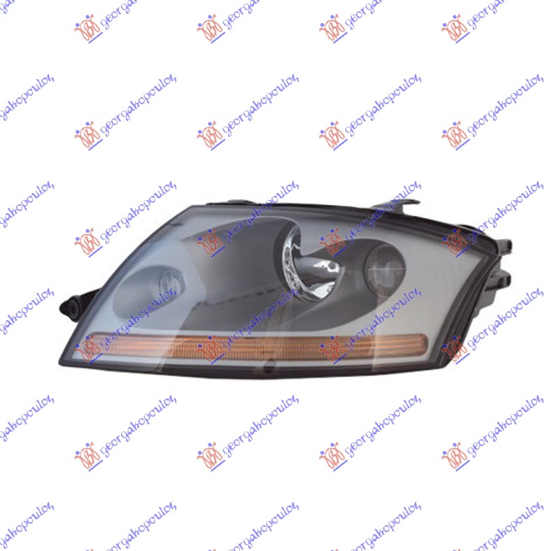 HEAD LAMP XENON (MARELLI) (GREY HOLDER)