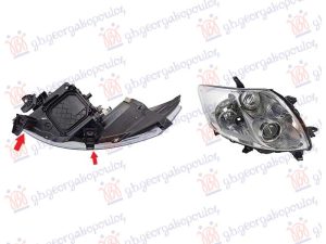 FAR ELEKTRICNI HROM (VALEO TIP) (BEZ MOTORA) (TYC) DESNO