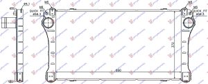 HLADNJAK INTERKULERA 2.0-2.2 D4D DIZEL (690x372x26) -09