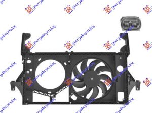 VENTILATOR KOMPLET (1.9/2.2/2.5/2.8-3.0 DIZEL) (-AC) (NISSENS)