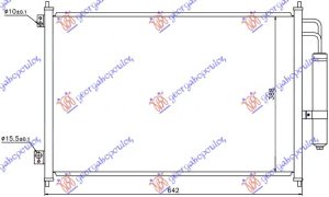 HLADNJAK KLIME BENZIN/DIZEL (610x390x16) 2007-