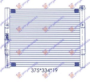 HLADNJAK KLIME BENZIN (330x330x25) 1992-1993