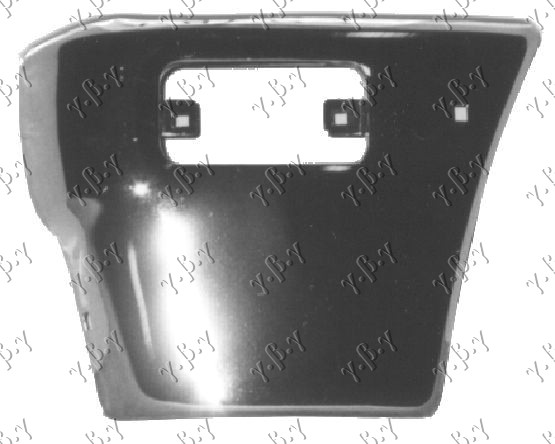 FRONT BUMPER END BLACK
