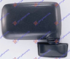 DOOR MIRROR MANUAL BLACK (FLAT GLASS)