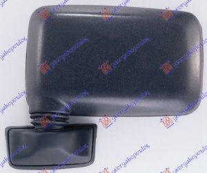 DOOR MIRROR MANUAL BLACK (FLAT GLASS)