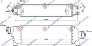 HLADNJAK INTERKULERA 2.0 TDi (40x12.7x7.3) 02-06