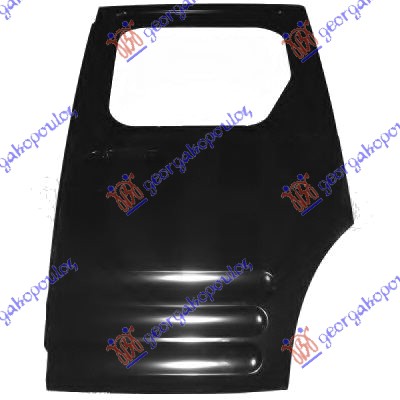 SLIDING DOOR W/GLASS (LOW ROOF) (O)