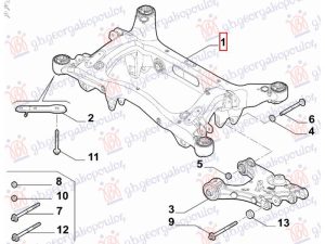 REAR AXLE (O)