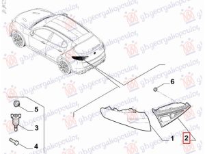 TAIL LAMP INNER LED (O)