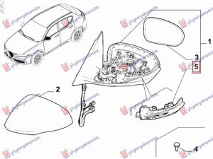 DOOR MIRROR SIDE LAMP (O)