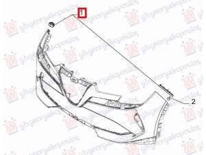 FRONT BUMPER SIDE  BRACKET PLASTIC (O)