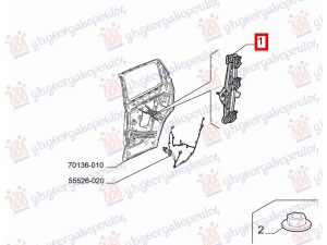 REAR WINDOW REGULATOR ELECTRICAL (O)