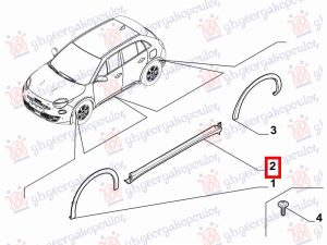 DOOR SILL PLASTIC (O)