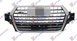 PVC MASKA SVETLO-CRNA (SREBRNE LAJSNE) (SREBRNI OKVIR) (S-LINE)