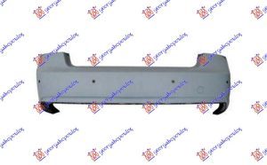 REAR BUMPER PRIMED (COUPE CABRIO) (W/4 PDC & CAMERA)