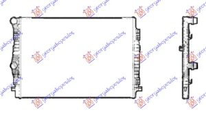 HLADNJAK MOTORA 1.4 TFSi BENZIN / 2.0 Tdi DIZEL (650x445) (KOYO) DESNO