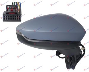 RETROVIZOR ELEKTRICNI SA GREJACEM PM (ELEKTRO-SKLPIV) (MEMORIJA) (MIGAVAC LED) (14 PIN) (A KVALITET) (KONVEKSNO STAKLO) DESNO