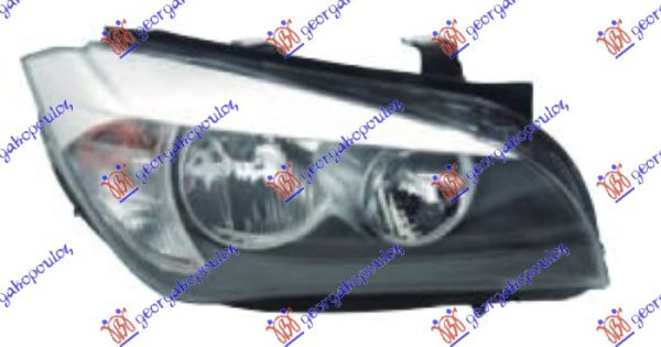 FAR ELEKTRICNI CRNI (H7/H15) (TYC) DESNO