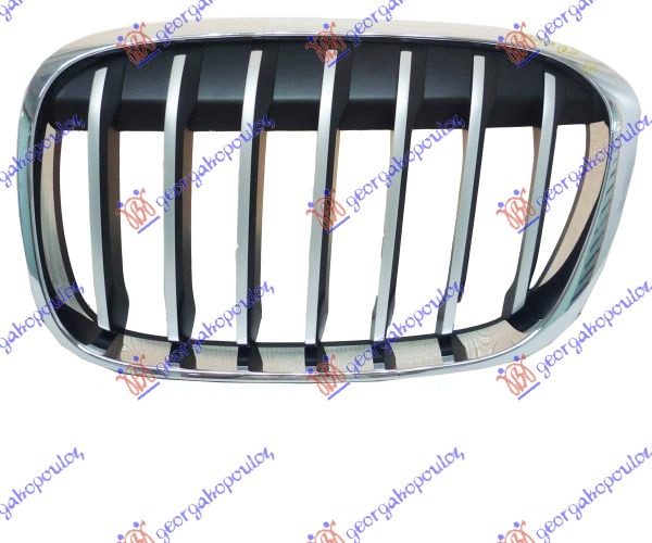 PVC MASKA HROM/SREBRNA (X-LINE) LEVO