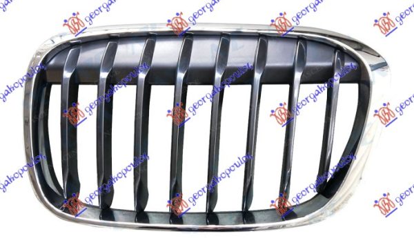PVC MASKA HROM/CRNA (SPORT LINE/M-SPORT) LEVO