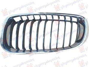 GRILLE SIDE PIECE BLACK/CHROME (BASE LINE)