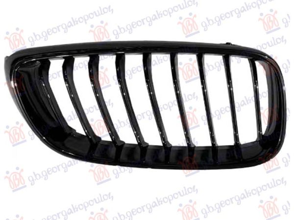 GRILLE SIDE PIECE PAINTED BLACK 2016-