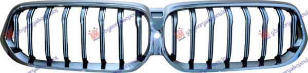 PVC MASKA SREBRNA (HROM OKVIR) (OTVOR ZA KAMERU)