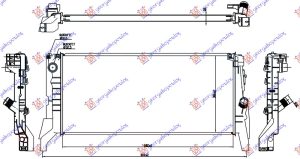 RADIATOR ALL MODELS DIESEL AUTOMATIC (680x320x26) (MAHLE BEHR PREMIUM LINE)