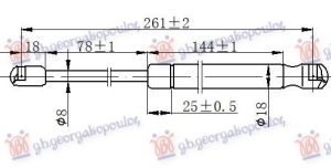 AMORTIZER HAUBE (261L-470N)