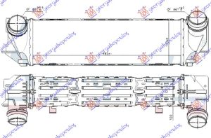 HLADNJAK INTERKULERA 2.0 BENZIN (495x150x100)