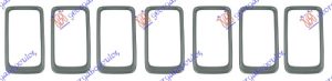 LAJSNA PVC MASKE HROM (SET 7 KOM)