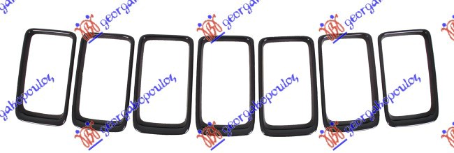 LAJSNA PVC MASKE CRNA (SET 7 KOM)