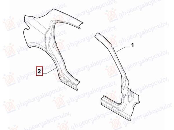 REAR FENDER (O)
