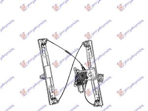 FRONT WINDOW REGULATOR ELECTRICAL COMFORT (A QUALITY)