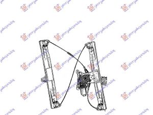 FRONT WINDOW REGULATOR ELECTRICAL COMFORT (A QUALITY)