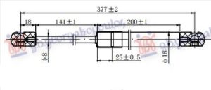 AMORTIZER HAUBE (377L-140N)