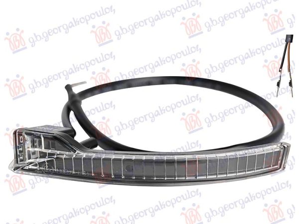 MIGAVAC U MEHANICKOM RETROVIZORU LED (2 PIN) LEVO