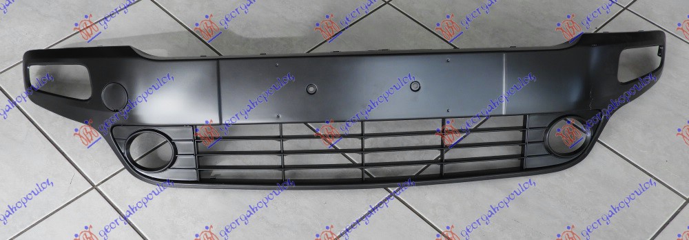 FRONT BUMPER MOULDING (CARBON METAL) (W/FOG LAMP HOLES)