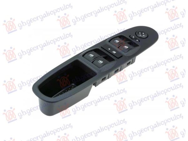 PREKIDAC U PREDNJIM VRATIMA SA OKVIROM (4 TASTERA) (16 PIN) LEVO
